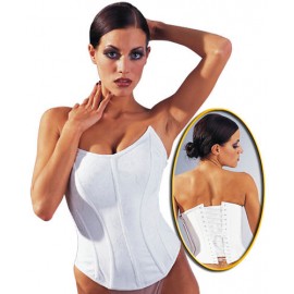 Valkoinen Korsetti Koko L  Valkoinen Korsetti Koko L